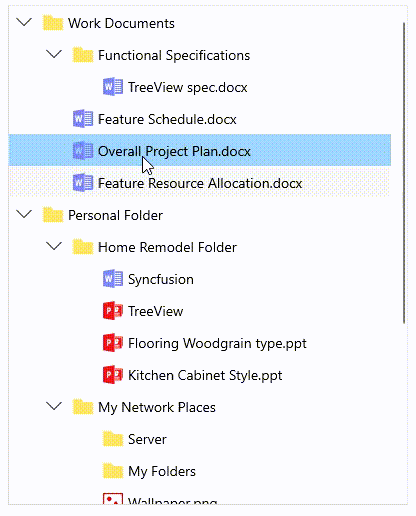 Shows the revert the edited changes while pressing Escape key in SfTreeView