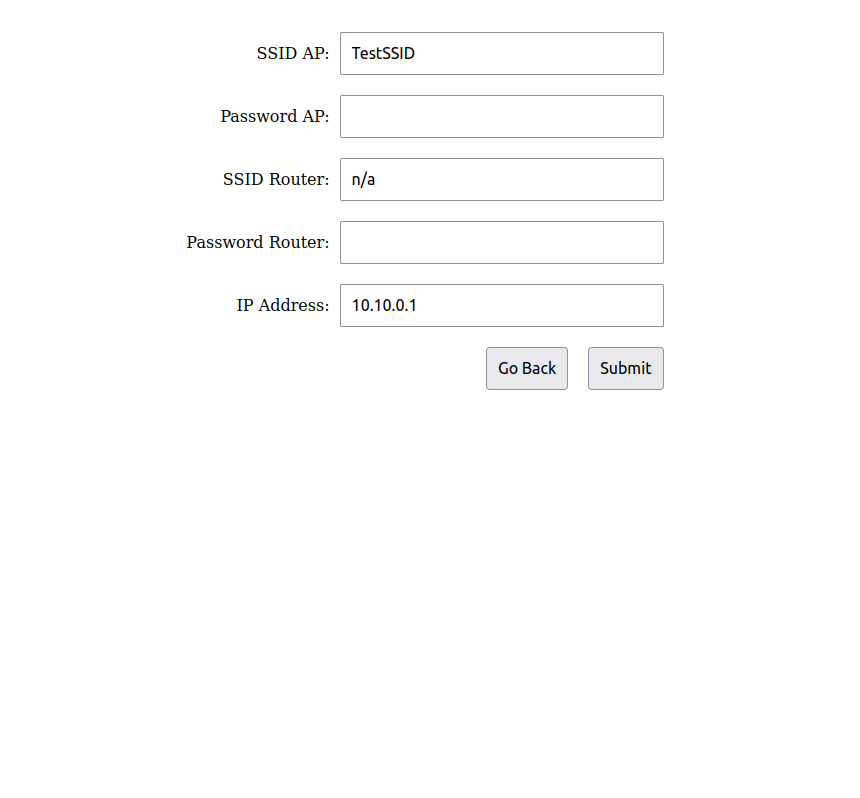 Wi-Fi Form Screenshot