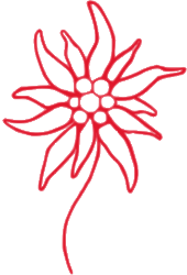 logo: edelweiss rouge