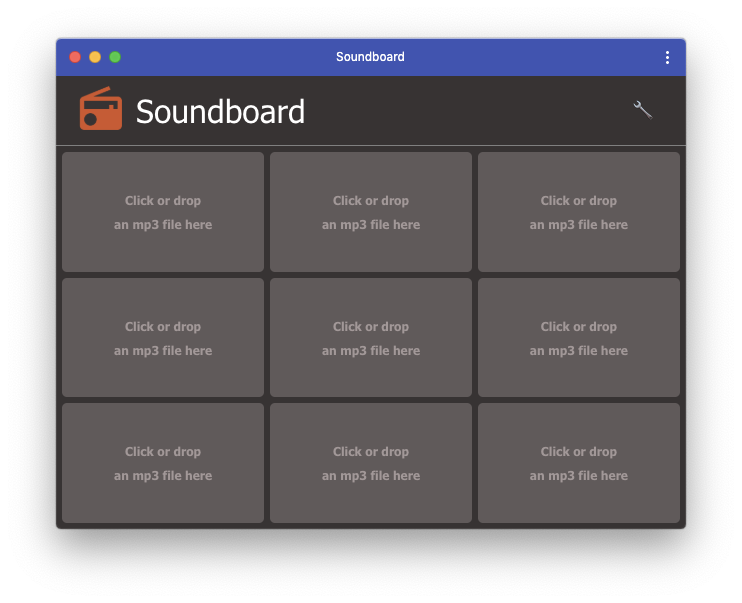 The soundboard app