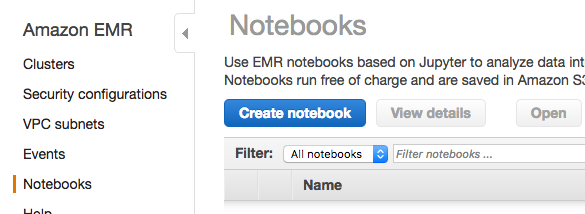 create notebook