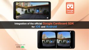 Integration of the official Google Cardboard SDK for iOS and Android