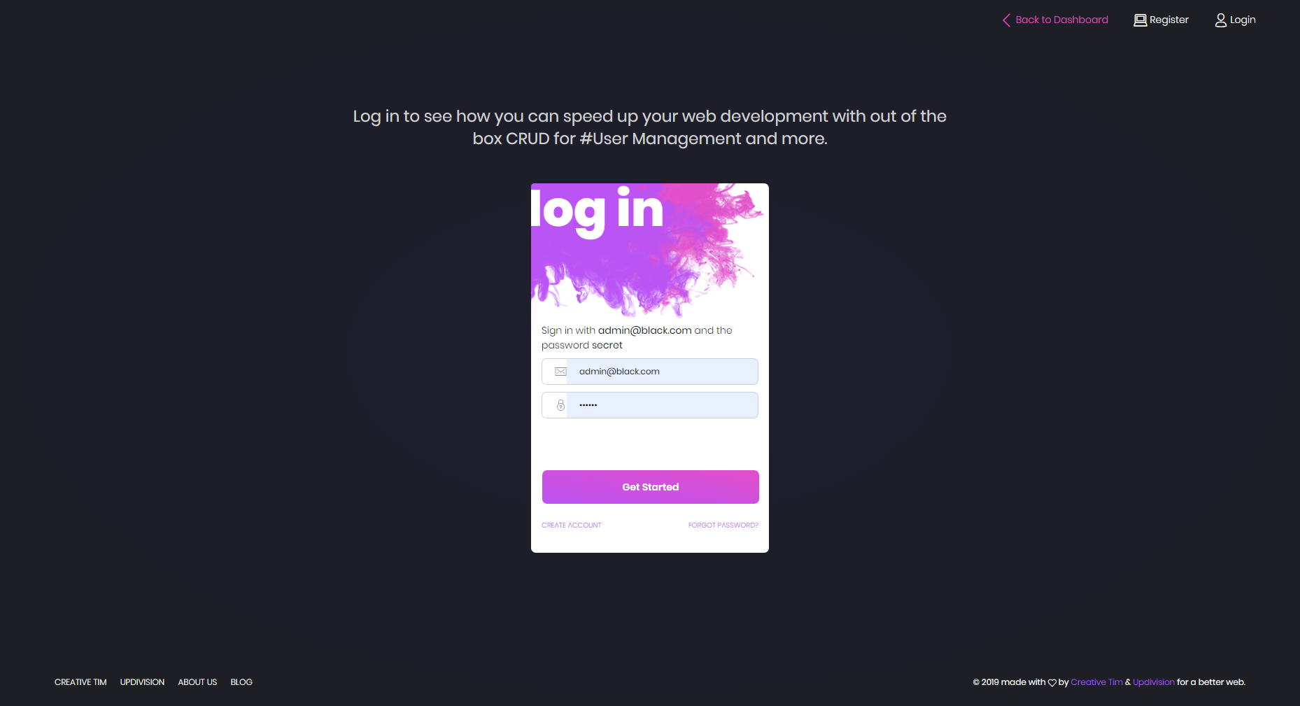 Login