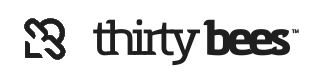 thirty bees logo