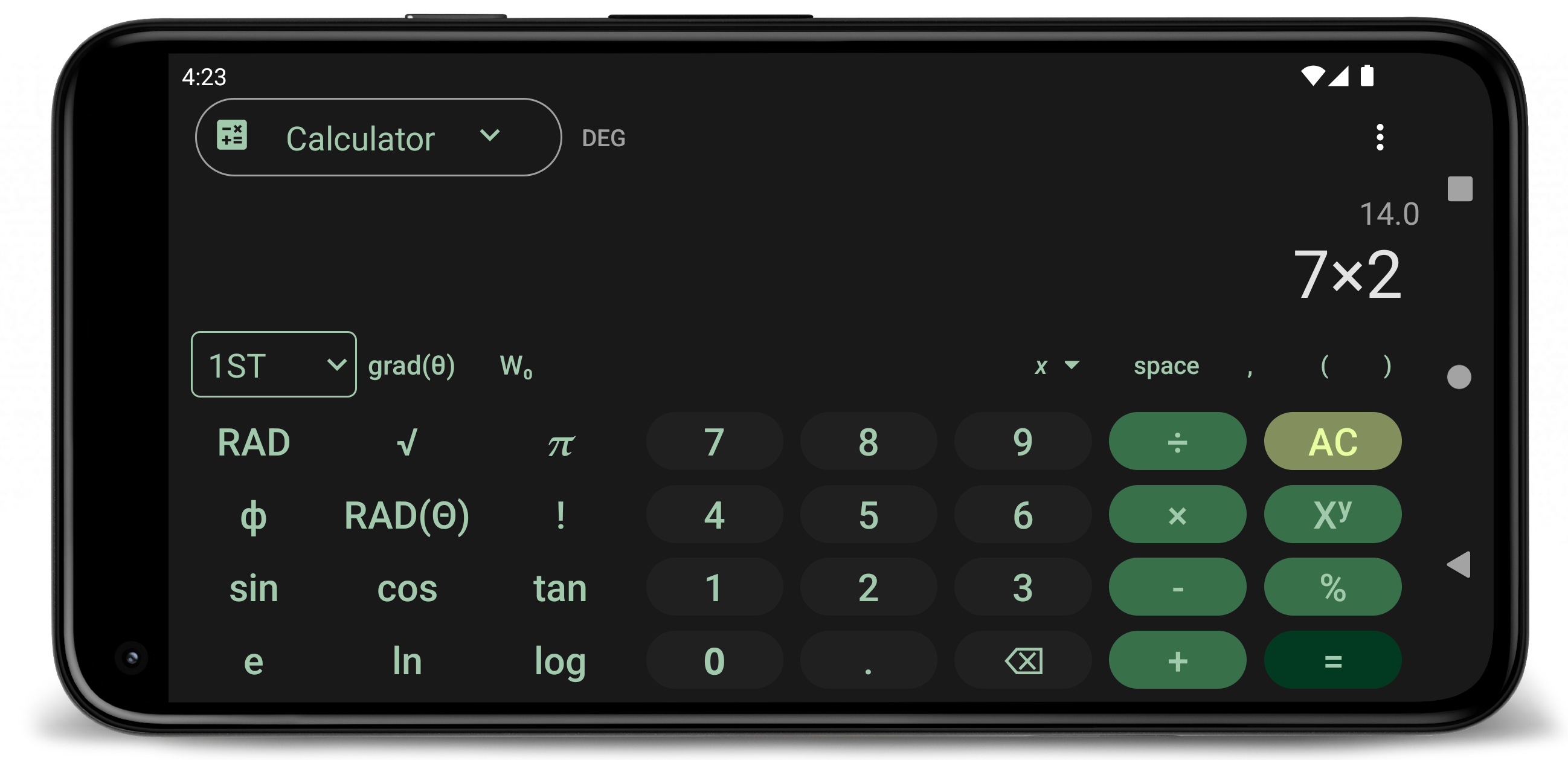 yetCalc Landscape