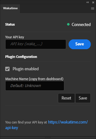 Plugin panel preview