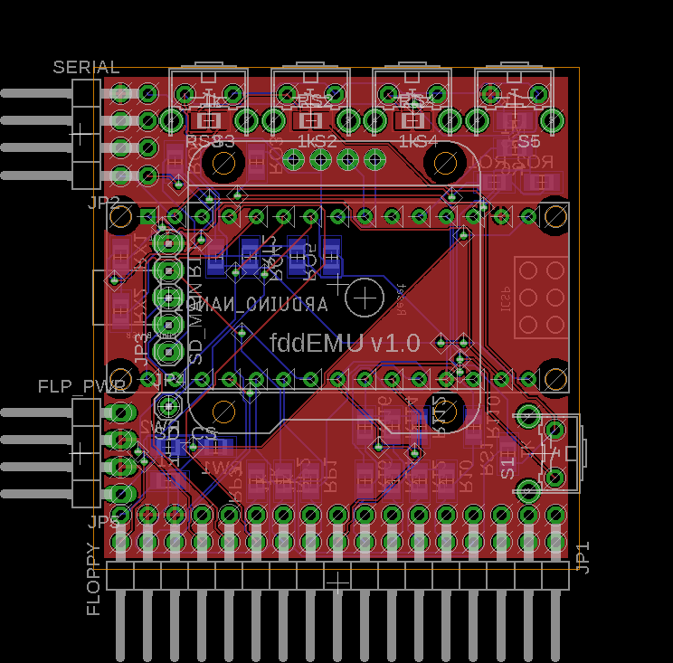 Compact multilayered pcb