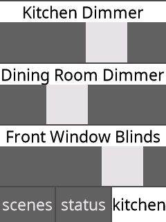 Slider/Dimmer Controls