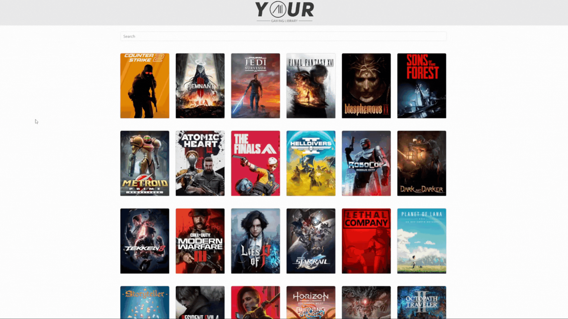 YourGamingLibrary Preview