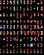 Cursive micro ascii font