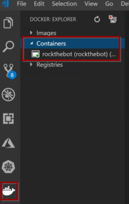 containerRunning