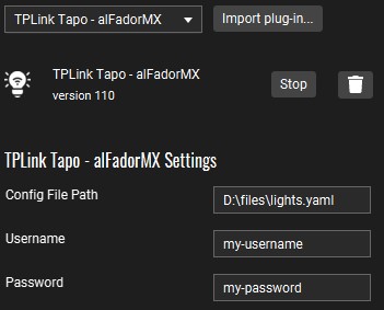 Plugin Settings