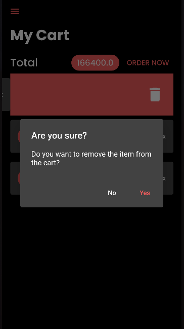 Delete Item From Cart