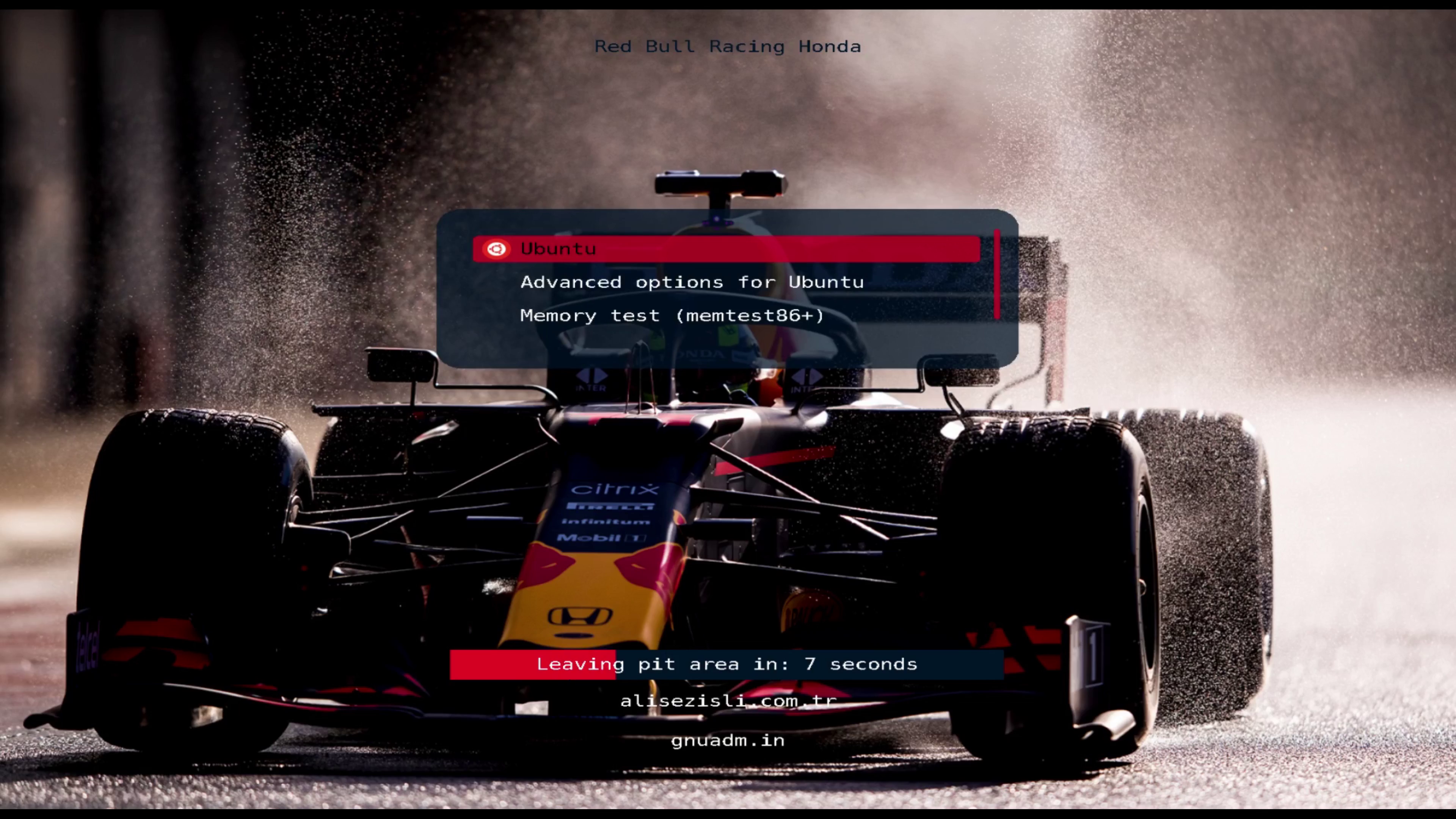 Red Bull Racing Honda Theme