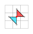 Basic triangulation of uniform cubes in 2D