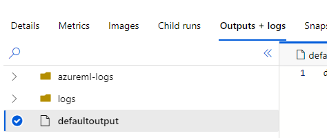 Outputs of scoringstep