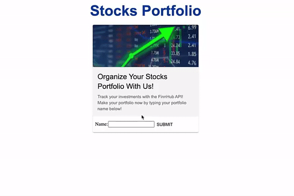 stocks portfolio