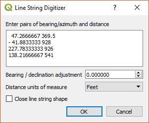 Azimuth, Distance Sequence Digitizer