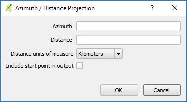 Azimuth, Distance Tool