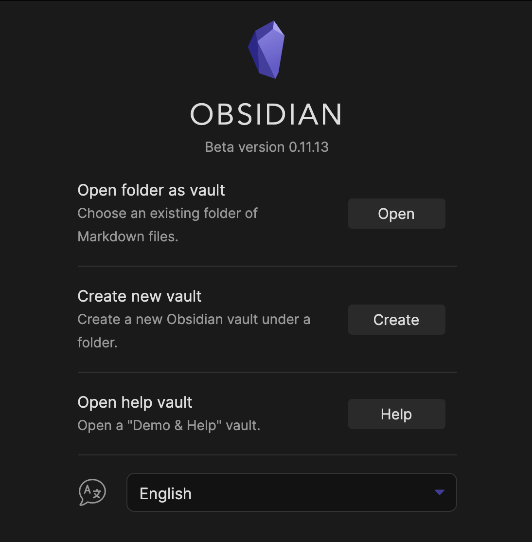 Obsidian open prompt