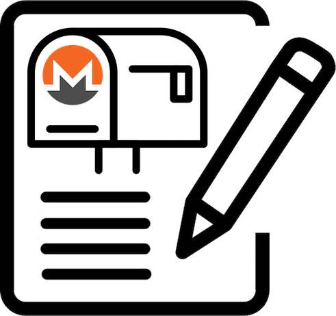 Monero PO BOX Notepad