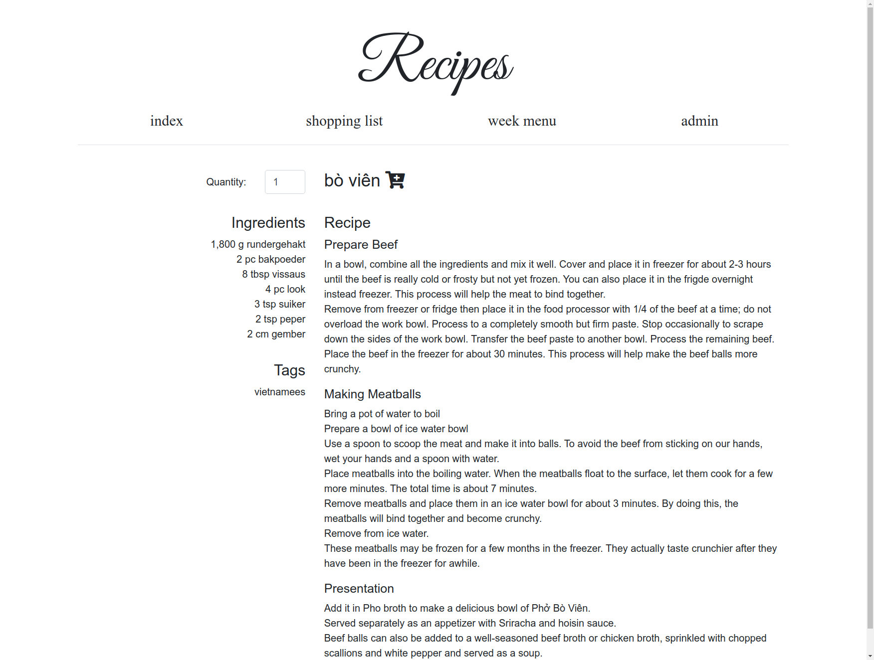 recipe