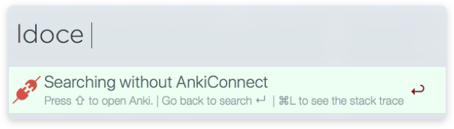 search wichout Anki