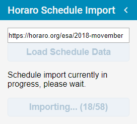 Schedule Importing