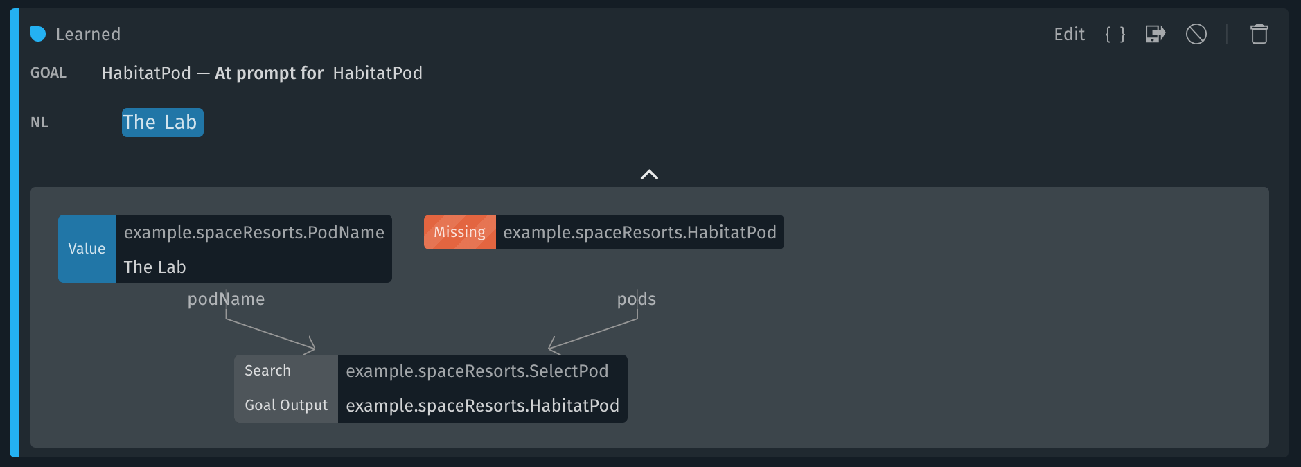 HabitatPod Selection Prompt