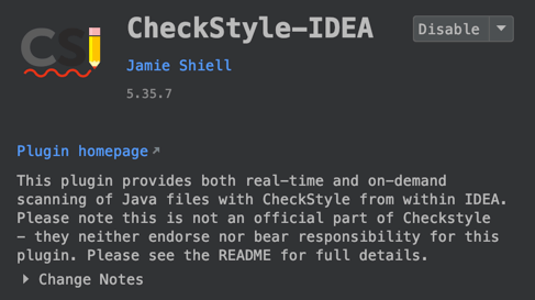 CheckStyle-IDEA