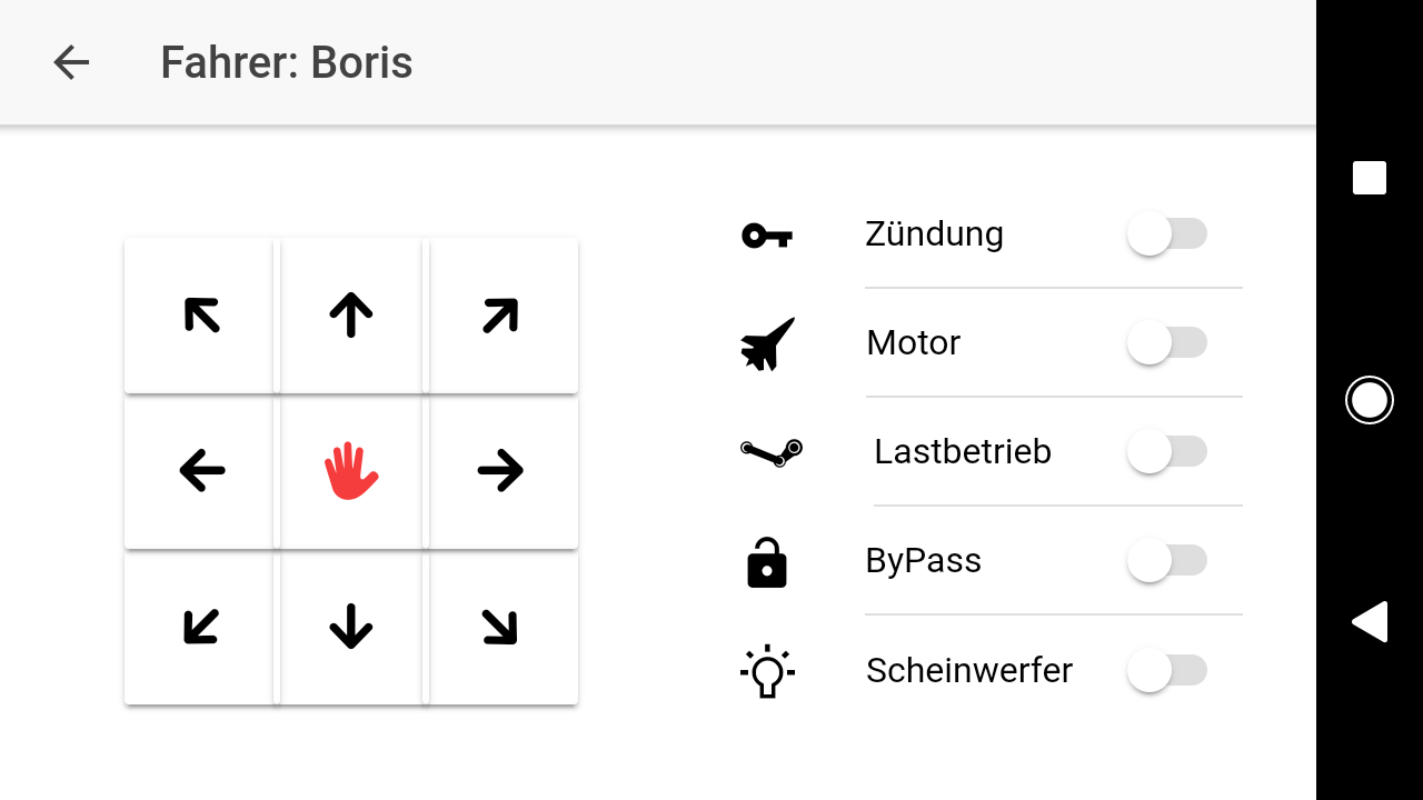 Fahren - Steuerung