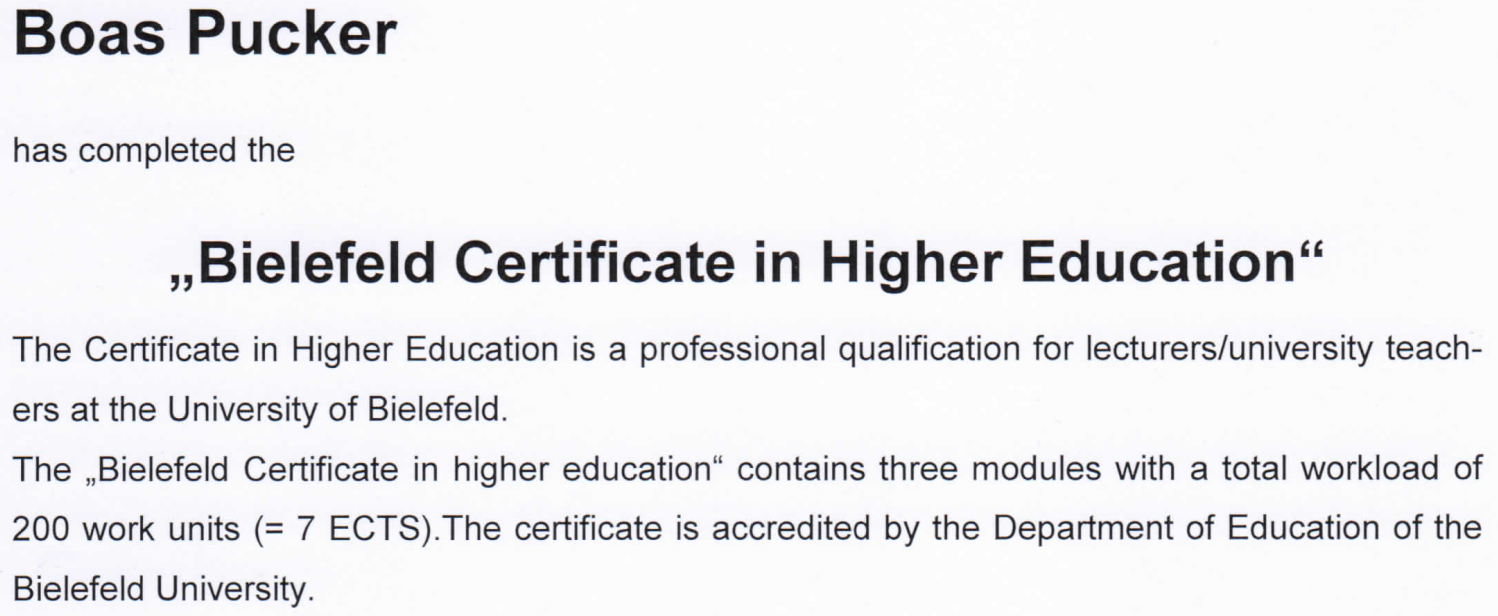 higher education certificate
