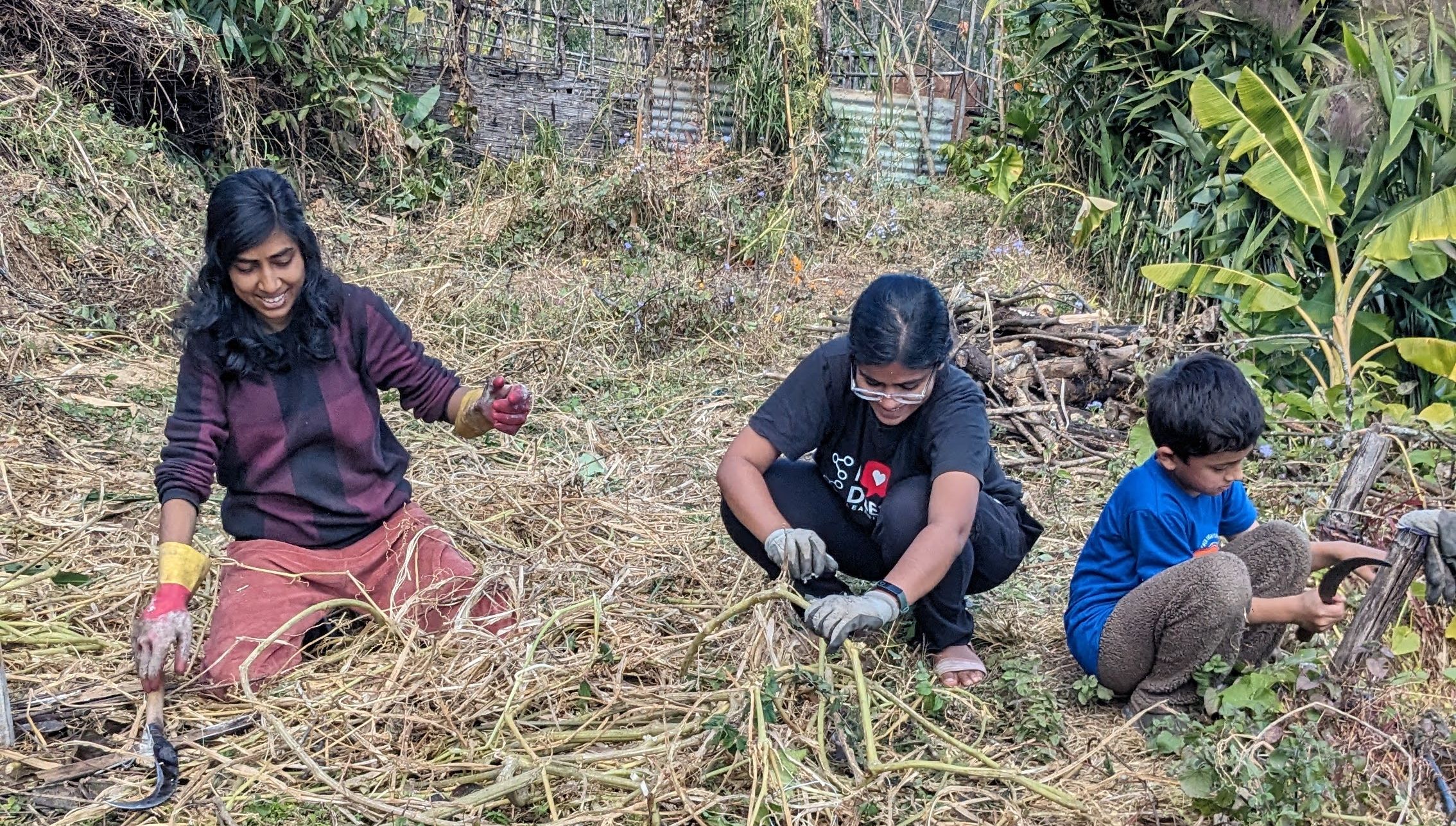 Samyuktha Savitha Swadeep farming