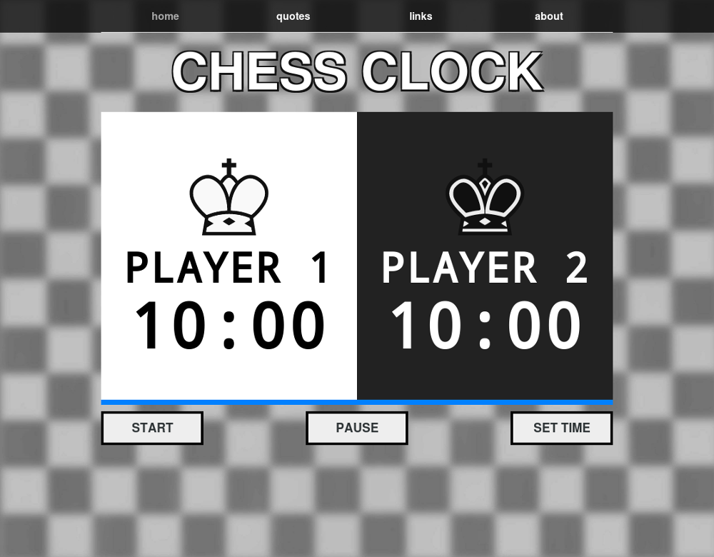 chess clock screenshot 1