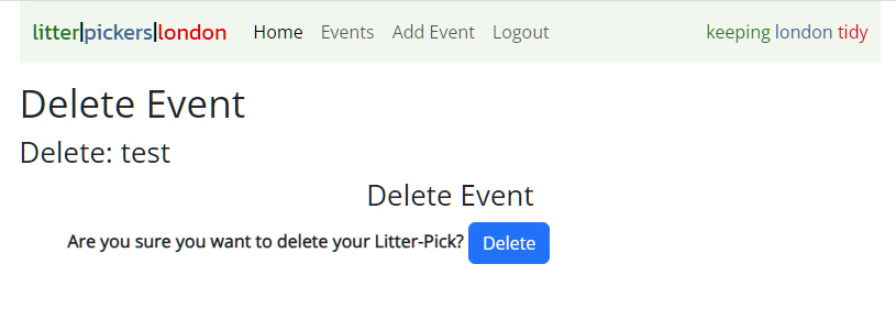 Delete Event