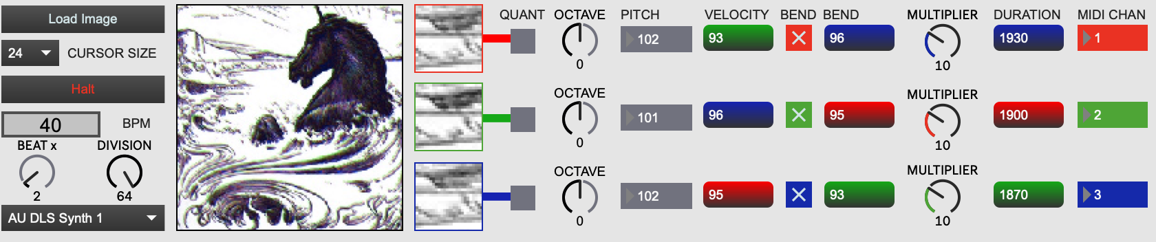 image of presentation view of patch