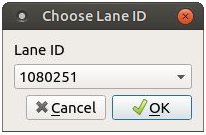Selecting Lane ID