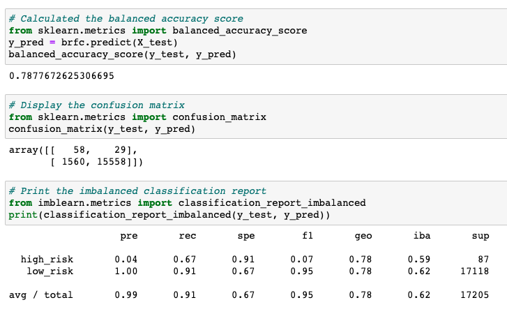 BalancedRandomForestClassifier