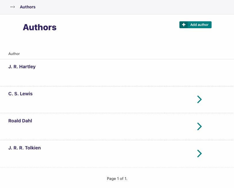 TreeModelAdmin illustration with the books and authors example below