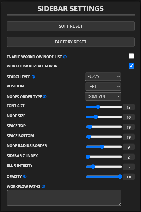 ComfyUI Settings