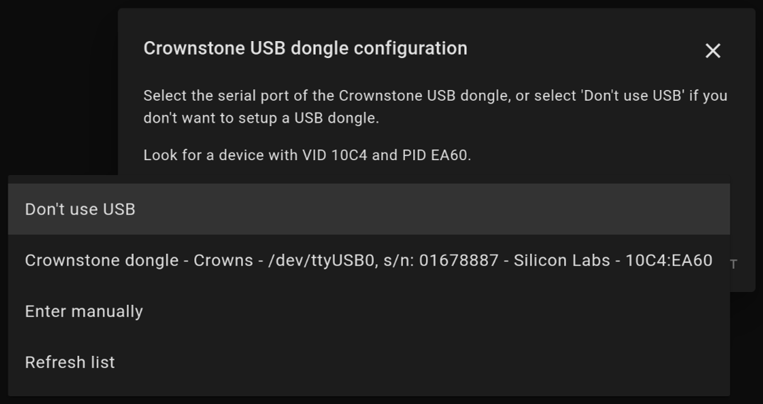 Crownstone USB setup