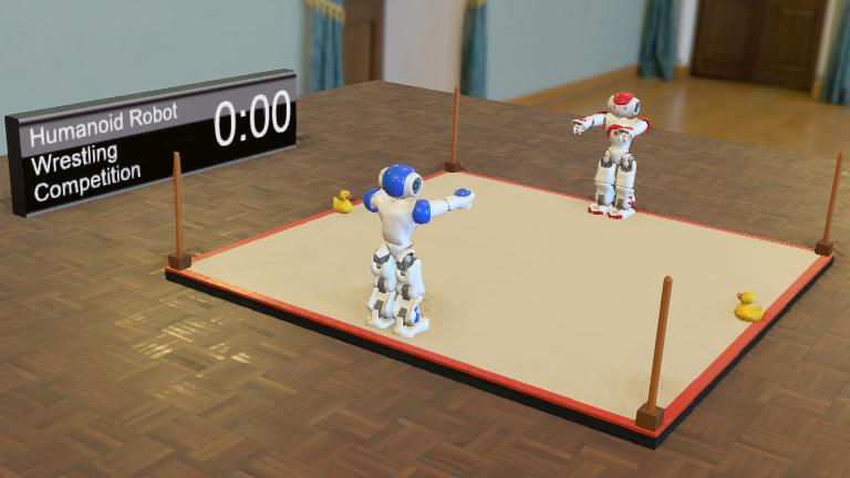 Webots screenshot