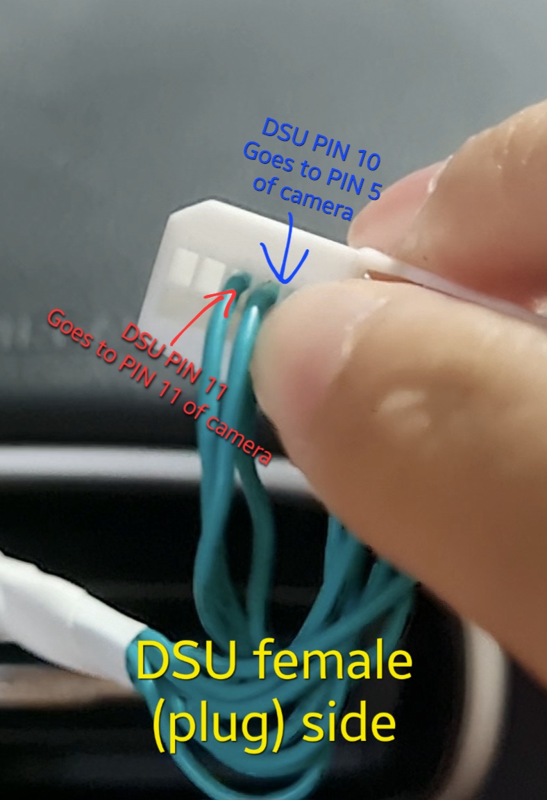 DSU Female Side PIN Assignment