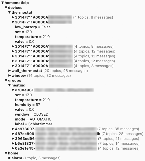 Example screenshot from MQTT explorer