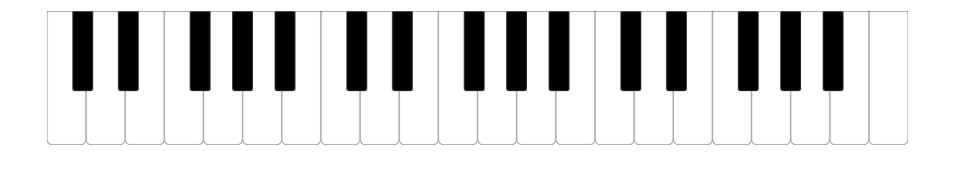 Screenshot of piano