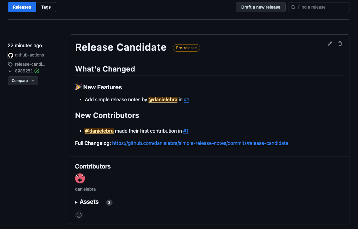 Release Candidate