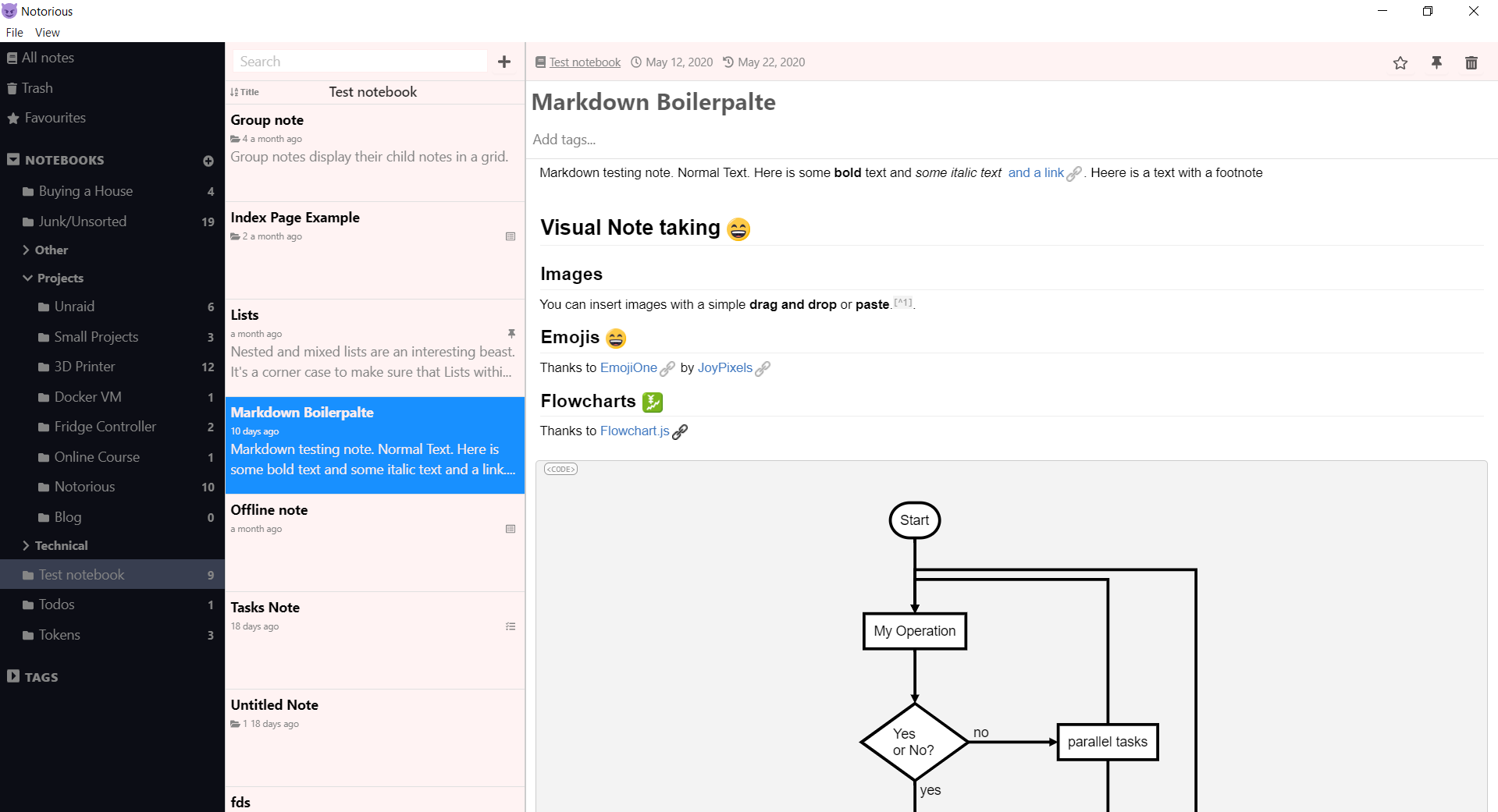 Markdown Boilerplate