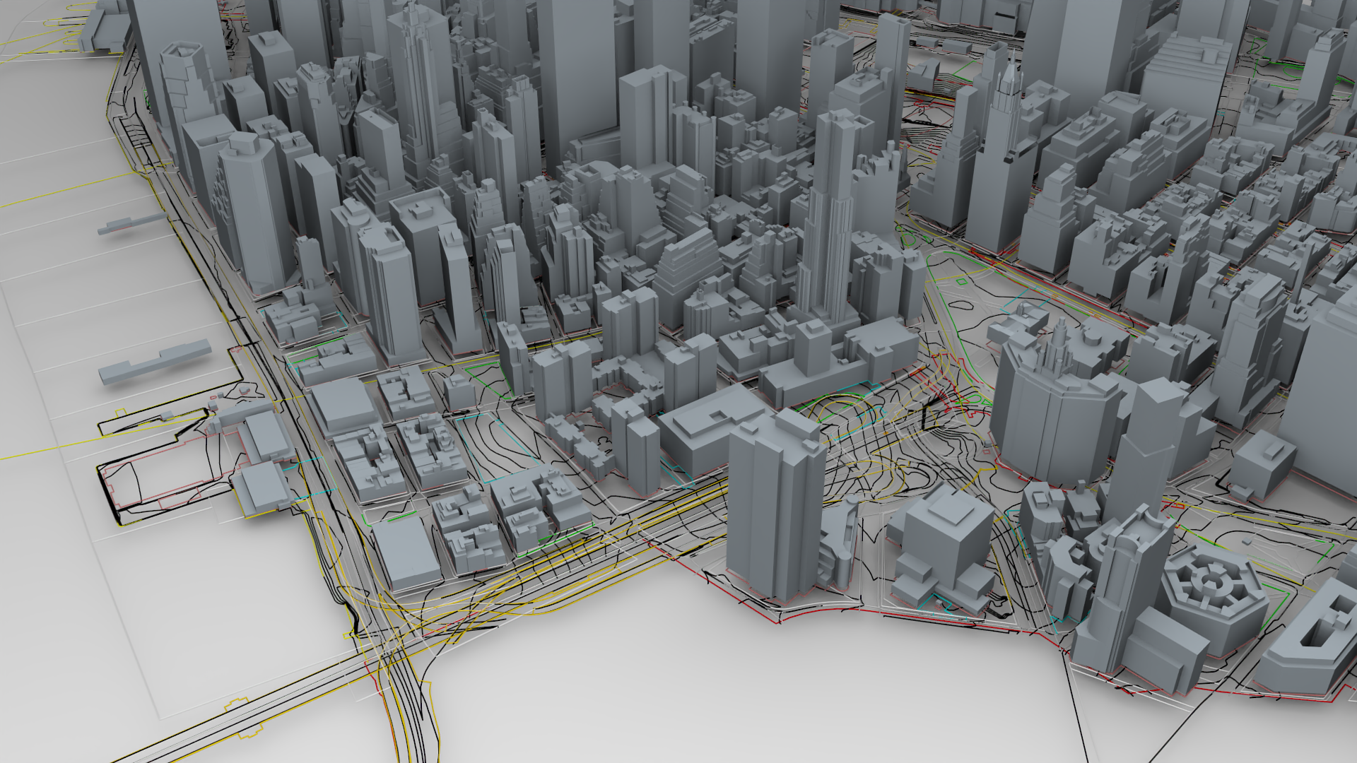 NYC MN01 Camera 1, OSPRay SciVis Renderer