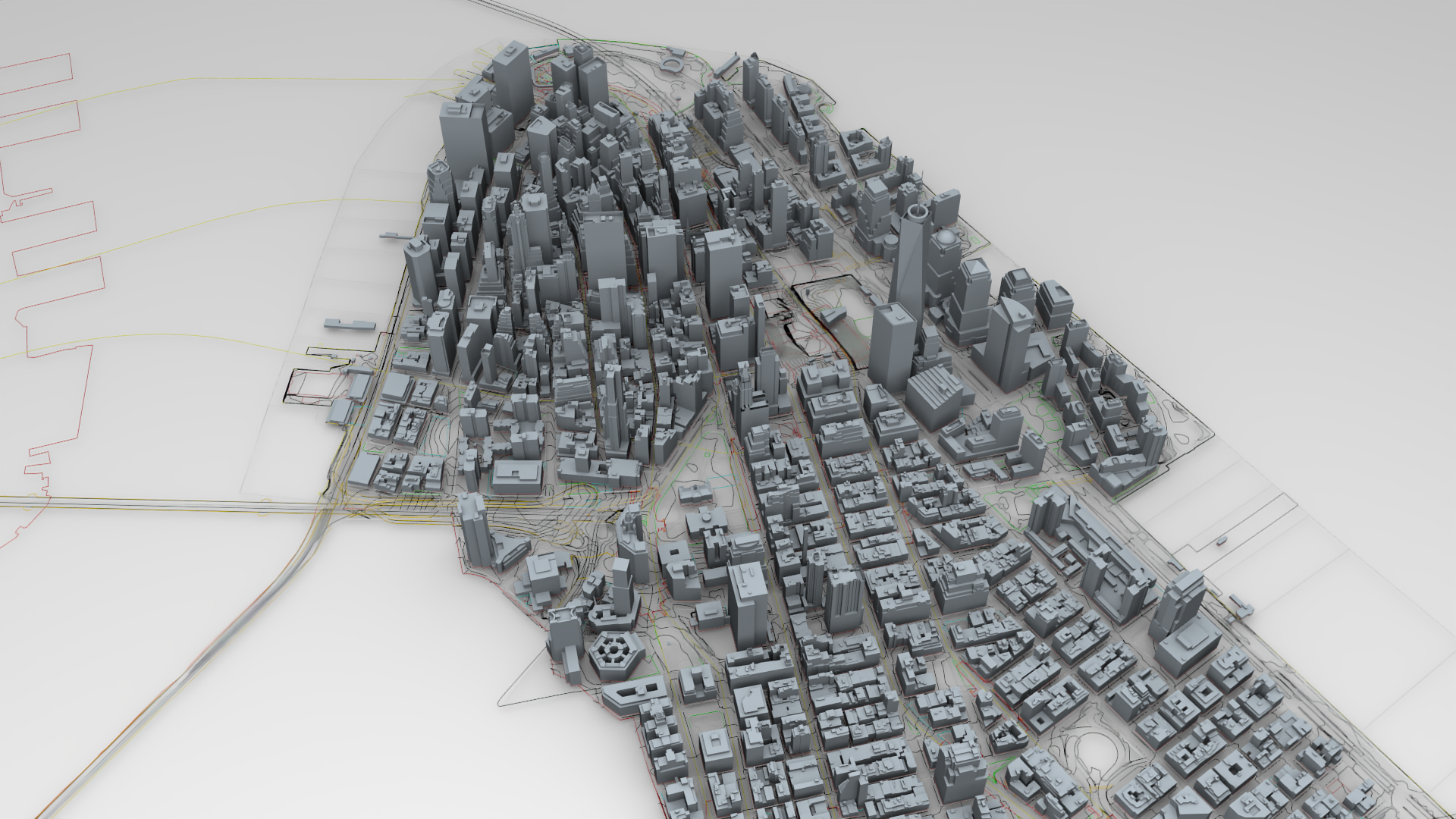 NYC MN01 Camera 2, OSPRay SciVis Renderer