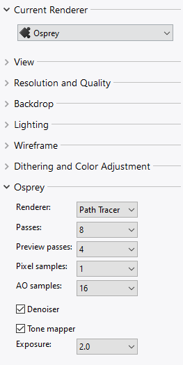 Osprey Rhino 6 Rendering Panel